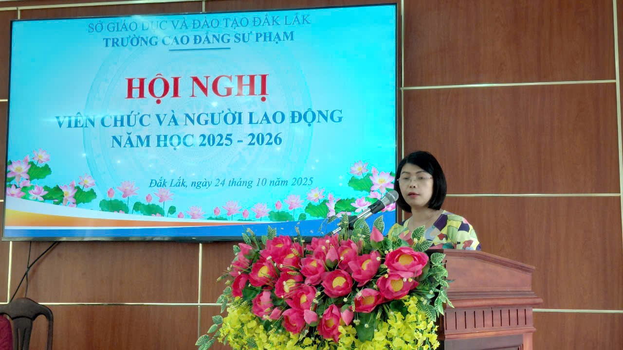 Hội nghị viên chức và người lao động năm học 2025 - 2026