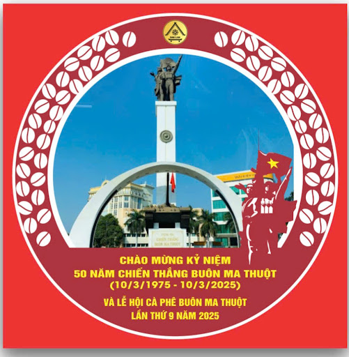 Sở Giáo dục và Đào tạo về việc thay khung hình đại diện hưởng ứng kỷ niệm 50 Chiến thắng Buôn Ma Thuột (10/3/1975 - 10/3/2025) và Lễ hội cà phê Buôn Ma Thuột lần thứ 9 năm 2025